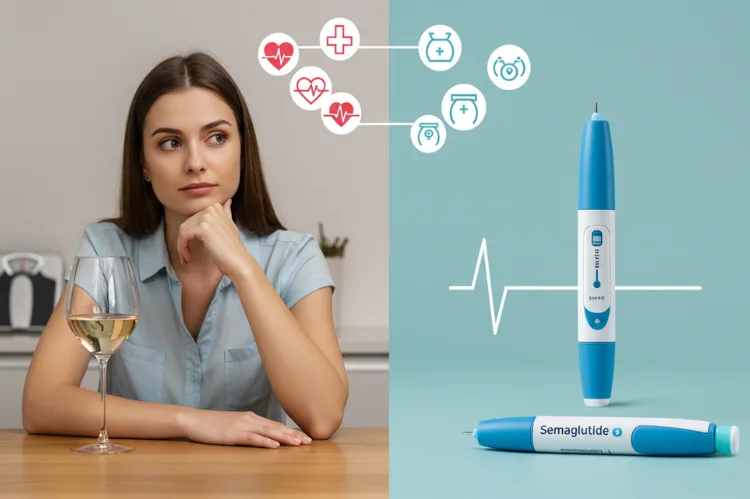 A modern medical and wellness-themed image showing.