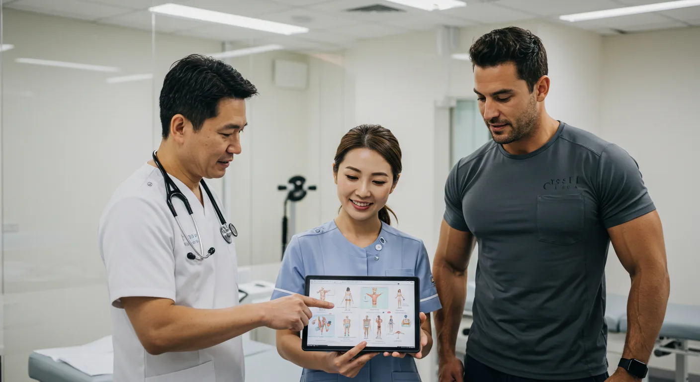 A wellness clinic team—doctor.