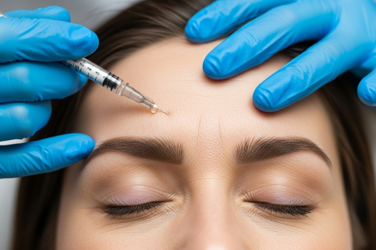Botox injections relax the muscles responsible for frown lines.