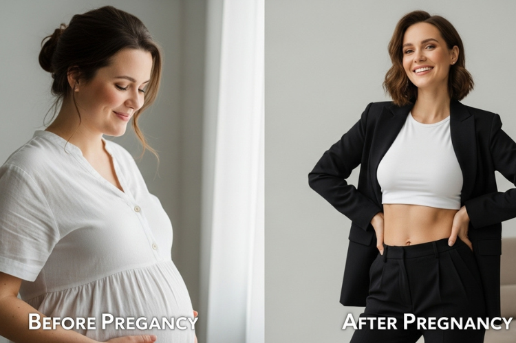 During pregnancy, hormonal and physical changes can alter a woman’s appearance.